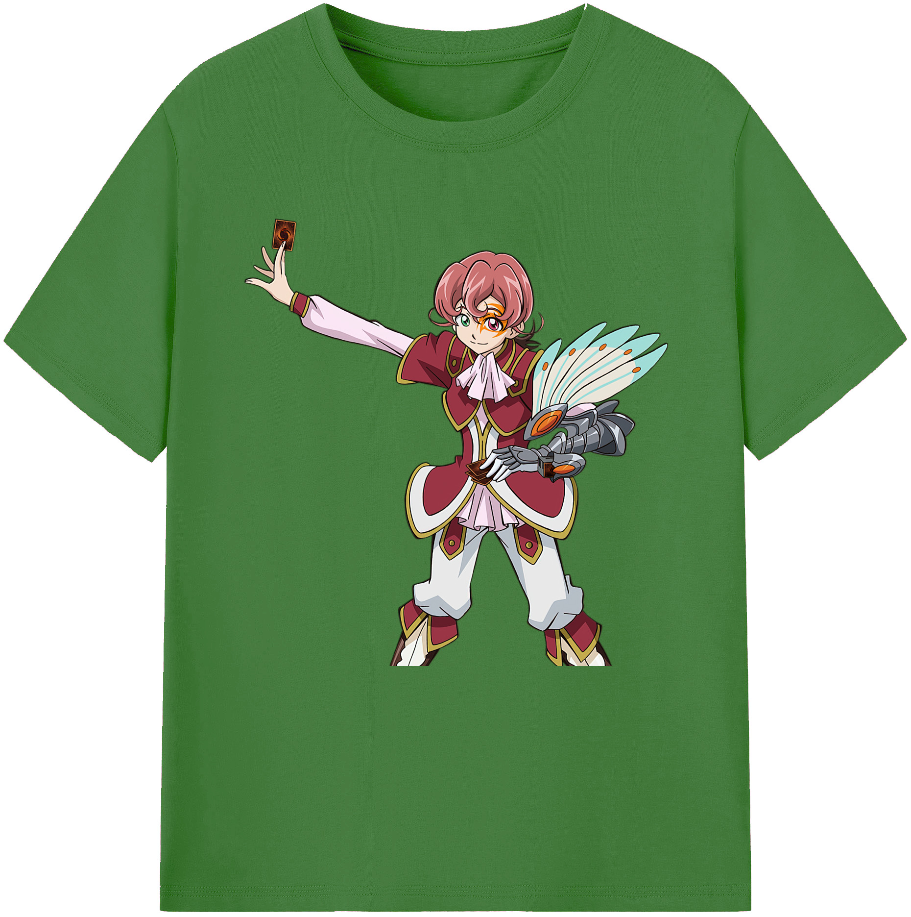 （画像用） 遊☆戯☆王 Yu-Gi-Oh! レディースカジュアルプリントTシャツ（綿100％）